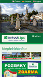 Mobile Screenshot of krasnalipa.cz